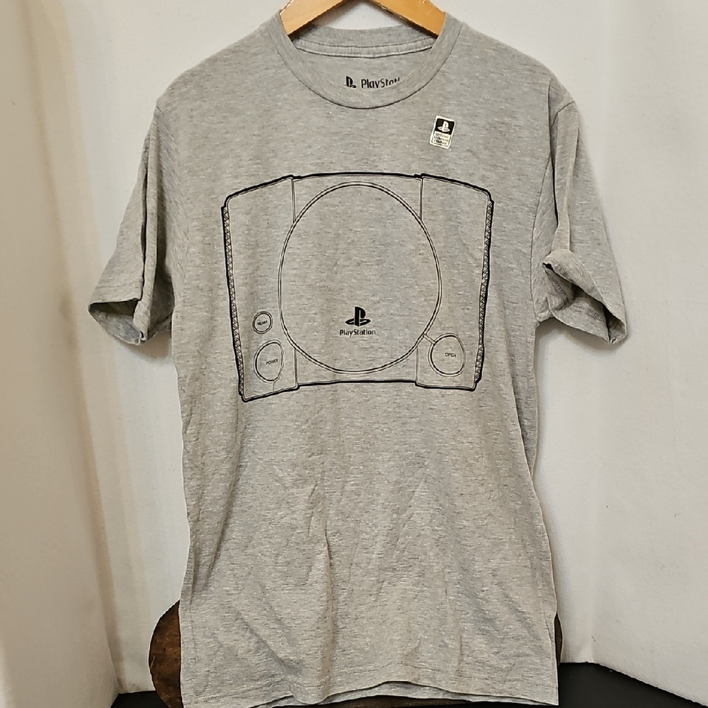 Sony Gray PlayStation 1 Console Tshirt